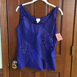 Isaac Mizrahi Silk Top NWT